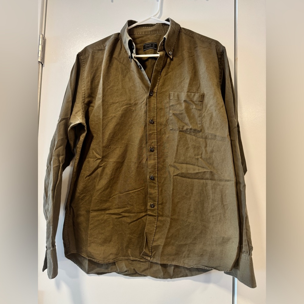 Prada vintage Khaki Button-Up Shirt